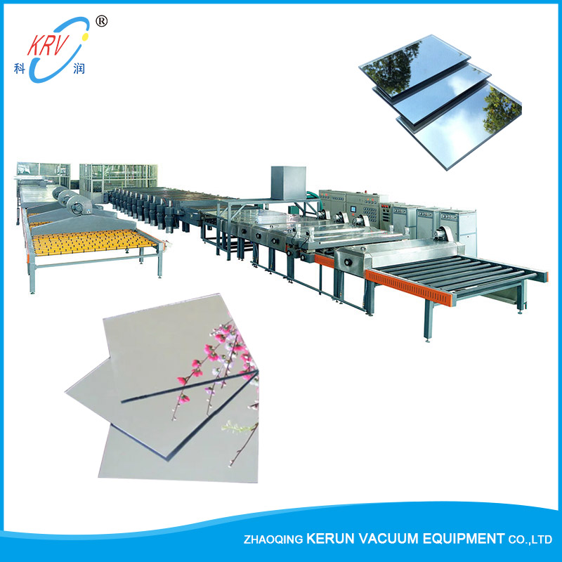 Aluminum Mirror Vacuum Coating Line ການຜະລິດ